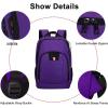 imageDella Gao College Laptop Backpack with Pencil Case Pink Travel Backpack for Women Waterproof Computer Back Pack for Travel Business Work College Pink 156 InchPurple