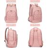 imageDella Gao College Laptop Backpack with Pencil Case Pink Travel Backpack for Women Waterproof Computer Back Pack for Travel Business Work College Pink 156 InchPeachy Pink