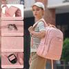 imageDella Gao College Laptop Backpack with Pencil Case Pink Travel Backpack for Women Waterproof Computer Back Pack for Travel Business Work College Pink 156 InchPeachy Pink