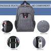 imageDella Gao College Laptop Backpack with Pencil Case Pink Travel Backpack for Women Waterproof Computer Back Pack for Travel Business Work College Pink 156 InchGrey
