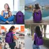 imageDella Gao College Laptop Backpack with Pencil Case Pink Travel Backpack for Women Waterproof Computer Back Pack for Travel Business Work College Pink 156 InchPurple