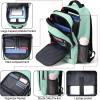 imageDella Gao College Laptop Backpack with Pencil Case Pink Travel Backpack for Women Waterproof Computer Back Pack for Travel Business Work College Pink 156 InchGreen