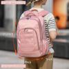 imageDella Gao College Laptop Backpack with Pencil Case Pink Travel Backpack for Women Waterproof Computer Back Pack for Travel Business Work College Pink 156 InchPeachy Pink