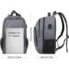 imageDella Gao College Laptop Backpack with Pencil Case Pink Travel Backpack for Women Waterproof Computer Back Pack for Travel Business Work College Pink 156 InchGrey