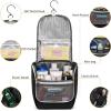 imageDella Gao Hanging Toiletry Bag for Women Travel Toiletry Bags Makeup Bag Organizer Waterresistant Cosmetic Bag for Essentials Accessories PurpleBlack