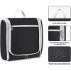 imageDella Gao Hanging Toiletry Bag for Women Travel Toiletry Bags Makeup Bag Organizer Waterresistant Cosmetic Bag for Essentials Accessories PurpleBlack