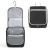 imageDella Gao Hanging Toiletry Bag for Women Travel Toiletry Bags Makeup Bag Organizer Waterresistant Cosmetic Bag for Essentials Accessories PurpleBlackXS001S