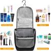 imageDella Gao Hanging Toiletry Bag for Women Travel Toiletry Bags Makeup Bag Organizer Waterresistant Cosmetic Bag for Essentials Accessories PurpleBlackXS001S