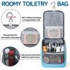 imageDella Gao Hanging Toiletry Bag for Women Travel Toiletry Bags Makeup Bag Organizer Waterresistant Cosmetic Bag for Essentials Accessories PurpleBlue