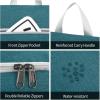 imageDella Gao Hanging Toiletry Bag for Women Travel Toiletry Bags Makeup Bag Organizer Waterresistant Cosmetic Bag for Essentials Accessories PurpleDark Green