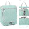 imageDella Gao Hanging Toiletry Bag for Women Travel Toiletry Bags Makeup Bag Organizer Waterresistant Cosmetic Bag for Essentials Accessories PurpleGreen