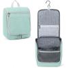imageDella Gao Hanging Toiletry Bag for Women Travel Toiletry Bags Makeup Bag Organizer Waterresistant Cosmetic Bag for Essentials Accessories PurpleGreen
