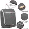 imageDella Gao Hanging Toiletry Bag for Women Travel Toiletry Bags Makeup Bag Organizer Waterresistant Cosmetic Bag for Essentials Accessories PurpleGrey