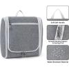imageDella Gao Hanging Toiletry Bag for Women Travel Toiletry Bags Makeup Bag Organizer Waterresistant Cosmetic Bag for Essentials Accessories PurpleGrey