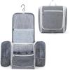 imageDella Gao Hanging Toiletry Bag for Women Travel Toiletry Bags Makeup Bag Organizer Waterresistant Cosmetic Bag for Essentials Accessories PurpleGrey