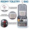 imageDella Gao Hanging Toiletry Bag for Women Travel Toiletry Bags Makeup Bag Organizer Waterresistant Cosmetic Bag for Essentials Accessories PurpleLight Blue