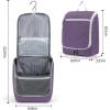 imageDella Gao Hanging Toiletry Bag for Women Travel Toiletry Bags Makeup Bag Organizer Waterresistant Cosmetic Bag for Essentials Accessories PurplePurple