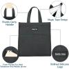 imageDella Gao Insulated Lunch Bag for Women Men Waterproof Small Lunch Tote Lunch Box Reusable Lunch Bags for Work Party Travel and Picnic BlackBlack