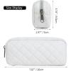 imageDella Gao Small Pencil Case Large Capacity Pencil Pouch Marker Pen Bag Coin Pouch Office Stationery Organizer Beige03RHBeigeRH