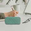 imageDella Gao Small Pencil Case Large Capacity Pencil Pouch Marker Pen Bag Coin Pouch Office Stationery Organizer Beige03RHDark Green