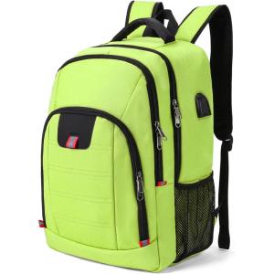 imageDella Gao College Laptop Backpack with Pencil Case Pink Travel Backpack for Women Waterproof Computer Back Pack for Travel Business Work College Pink 156 InchGreenl