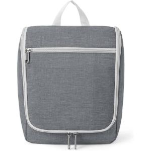 imageDella Gao Hanging Toiletry Bag for Women Travel Toiletry Bags Makeup Bag Organizer Waterresistant Cosmetic Bag for Essentials Accessories PurpleGrey