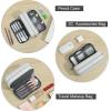 imageDella Gao Large Pencil Case Big Capacity Pencil Pouch with 3 Compartments Office Pencil Bag with Zipper Big Pen Case for AdultsBeige03RH