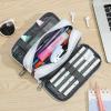 imageDella Gao Large Pencil Case Big Capacity Pencil Pouch with 3 Compartments Office Pencil Bag with Zipper Big Pen Case for AdultsBeige03RH
