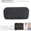 imageDella Gao Small Pencil Case Large Capacity Pencil Pouch Marker Pen Bag Coin Pouch Office Stationery Organizer BalckBlack Sewing
