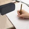 imageDella Gao Small Pencil Case Large Capacity Pencil Pouch Marker Pen Bag Coin Pouch Office Stationery Organizer BalckBlack02RH