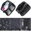 imageDella Gao Small Pencil Case Large Capacity Pencil Pouch Marker Pen Bag Coin Pouch Office Stationery Organizer BalckBlack02RH