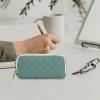 imageDella Gao Small Pencil Case Large Capacity Pencil Pouch Marker Pen Bag Coin Pouch Office Stationery Organizer BalckDarkGreen02RH